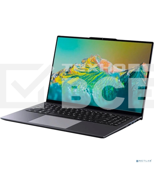 Ноутбук CHUWI CoreBook Plus 16'(1920x1200 (матовый) IPS)/AMD Ryzen 5 7430U(2.3Ghz)/16384Mb/512SSDGb/noDVD/Int:AMD Radeon/Cam/BT/WiFi/74WHr/war 1y/1.88kg/Grey/Win11Home + мышь