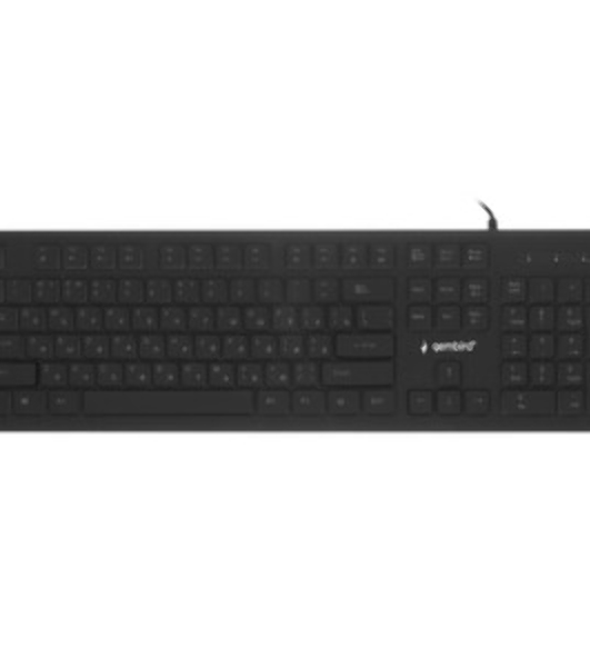 Клавиатура Gembird KB-250 проводная, USB Type-A, чёрный