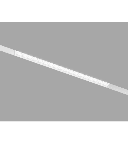 Трековый линейный светильник Ambrella light GL4500 WH белый IP20 18W 3CCT 3000-6000K SMART 48V 24° 328*22*25