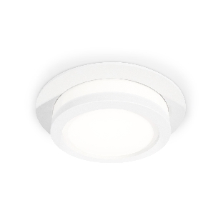 Комплект встраиваемого светильника Ambrella light XC8050017 SWH/FR белый песок/белый матовый GX53 (C8050, N8412)