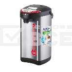 Термопот Centek CT-0082 черный, 5л, 750Вт, 3 способа подачи воды, корпус из нержавеющей стали, фото 1