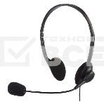 Гарнитура Oklick HS-M143VB черный 1.8м накладные оголовье, фото 1