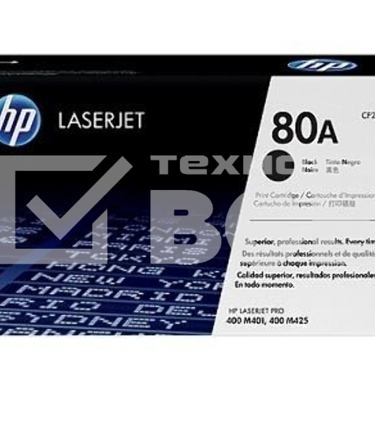Картридж лазерный HP 80A (CF280A) черный для LaserJet Pro 400 M401/M425 2700 стр.