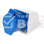 Розетка 123 стационарная 2Р+РЕ 32А 220В IP44 Rexant, фото3