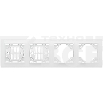 Рамка 4-м Минск горизонтальная бел. Basic EKF ERM-G-304-10, фото4