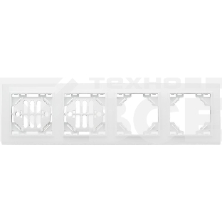Рамка 4-м Минск горизонтальная бел. Basic EKF ERM-G-304-10