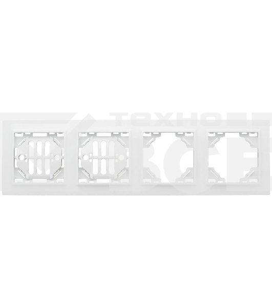 Рамка 4-м Минск горизонтальная бел. Basic EKF ERM-G-304-10