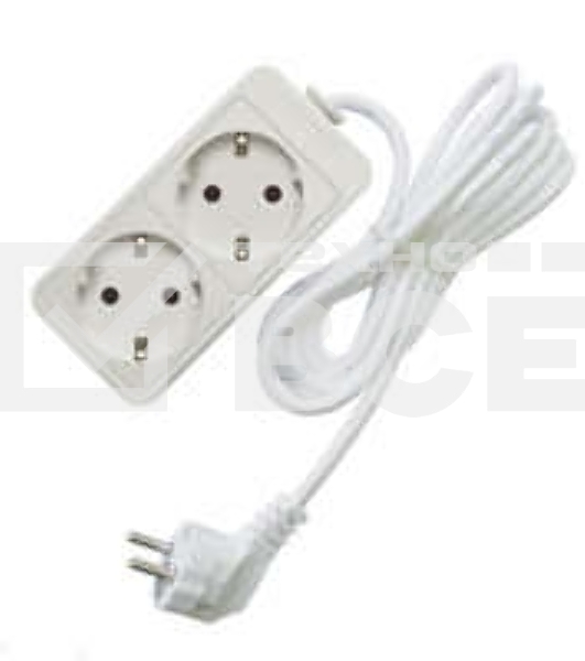 Удлинитель 2х1.5м с заземл. 10А IP20 2.2кВт Союз 481S-9201
