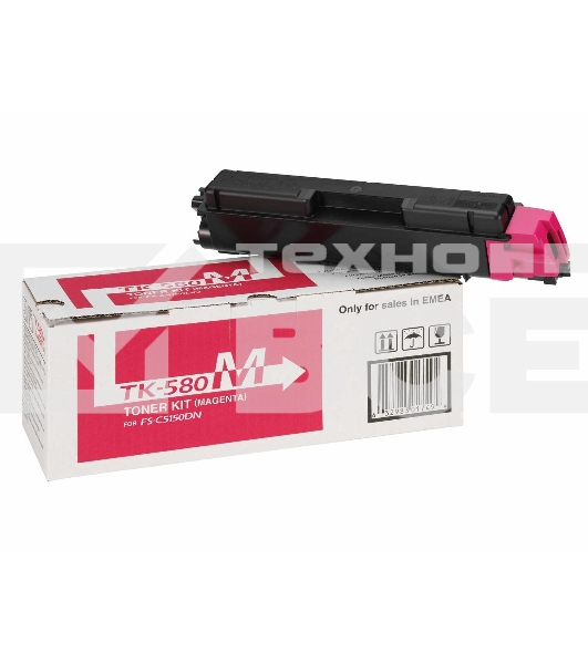Картридж лазерный Kyocera TK-580M (1T02KTbNL0) пурпурный для FS-C5150DN 2800 стр.