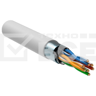 Кабель информационный ITK Generica BC1-C5E04-328-305-G кат.5е F/UTP общий экран 4X2X24AWG LSZH внутренний 305м белый