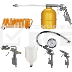 Набор пневмоинструмента Deko DKSG05 5 предметов, фото 1