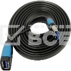 Кабель-удлинитель Vention USB 3.0 AM/AF - 1,5м плоский VAS-A13-B150, фото3