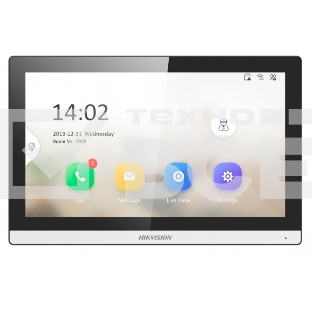 Видеодомофон Hikvision DS-KH6350-WTE1 черный