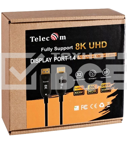 Активный оптический кабель Telecom DP1.4 8K@60Hz 30м <TCG2130-30M>
