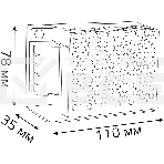 Блок питания Gauss 202002075 встраив. для лен.светод. черный, фото3