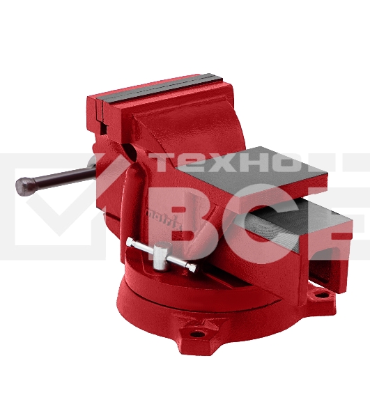 Тиски слесарные Matrix, 100 мм, поворотные, с наковальней