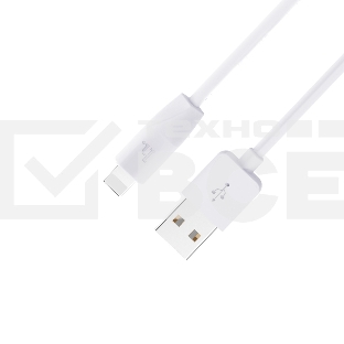 Кабель USB HOCO X1 Rapid, USB - Lightning, 2.4А, 2м, белый