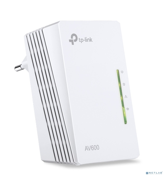 Сетевое оборудование TP-Link TL-WPA4220 300Mbps Wireless AV500 Powerline Extender, 500Mbps Powerline Datarate, 2 10/100Mbps Fast Ethernet ports, HomePlug AV, Plug and Play, WiFi Clone, Single Pack