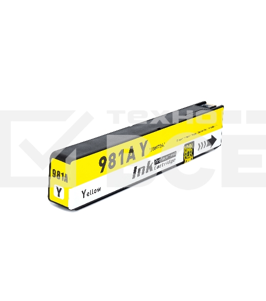 Струйный картридж NV Print 981A (NV-J3M70A) Yellow для HP PageWide 556/586 (100 мл)
