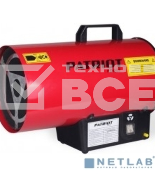 Тепловая пушка газовая Patriot GS 12 красный