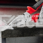 Плоскогубцы комбинированные Matrix 200 мм, хром-ванадий, двухкомпонентные рукоятки, фото3