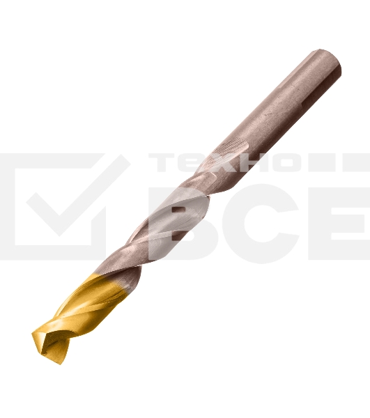 Набор сверл по металлу Denzel 1-13 мм, Р6М5К8-TiN, Golden Tip, 25 шт 723010