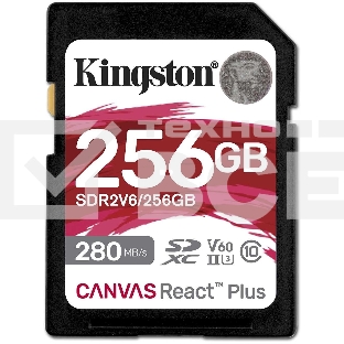 Флеш карта SDXC Kingston SDR2V6/256Gb Canvas React Plus w/o adapter 256Gb