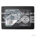 Накопитель SSD QUMO Novation 3D, 512GB, SATA III, 2.5