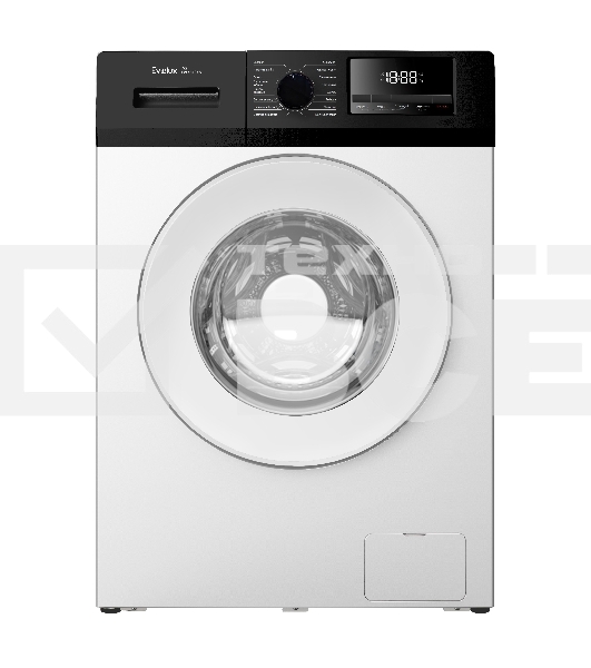 Стиральная машина Evelux EW 45127 V белый, загрузка фронтальная 7 кг, 1200 об/мин, класс: A+++