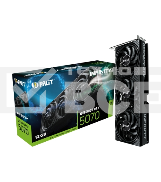 Видеокарта Palit PA-RTX5070 INFINITY 3 12GB  RTX 5070 12Gb 192bit GDDR7 2325/28000 HDMIx1 DPx3 HDCP Ret