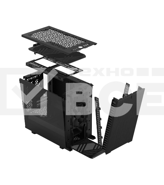 Компьютерный корпус Fractal Design Define 7 Nano черный TG Light Tint FD-C-DEF7N-02