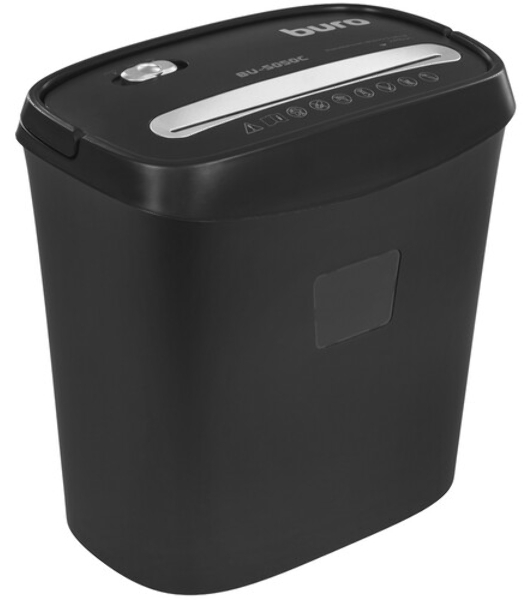 Шредер Buro Home BU-S050C (секр.P-3)/фрагменты/5лист./13лтр./пл.карты