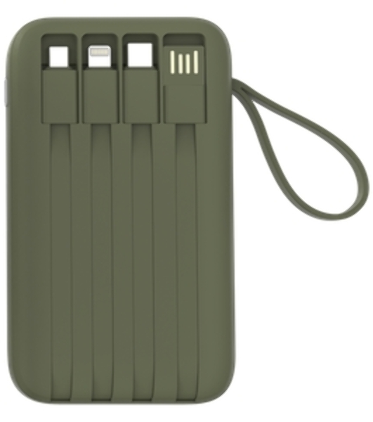 Портативный аккумулятор Tecno Pocket S101Q 10000mAh QC3.0/PD3.0 22.5W 2.4A 2xUSB-A/USB-C черный