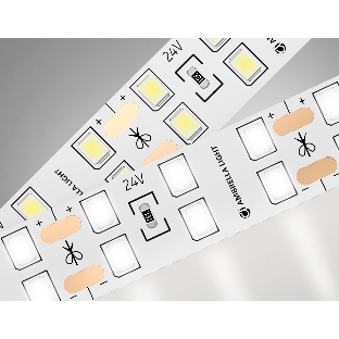 Светодиодная лента Ambrella light GS3602 2835 204Led/ 20W m/ 24V IP20 4500K/ 5000*14*1.2mm (2 конт.)