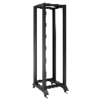 Стойка ExeGate EOR2-42U.1000.BLACK (открытая телекоммуникационная 19', 42U, двухрамная, усиленная, с роликовыми опорами, раздвижная, В2055хШ600х Г(550-790) мм, цвет черный RAL 9004), фото6