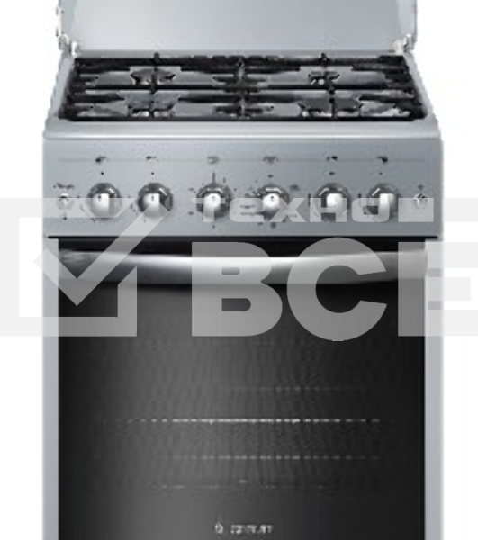 Плита газовая Gefest ПГ 5100-02 0068 серебристый, конфорок 4 шт, духовка 52 л, 50 см x 85 см x 58.5 см