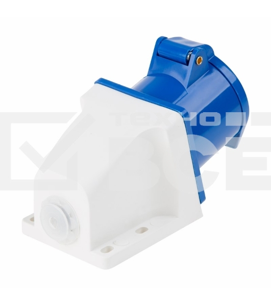 Розетка 123 стационарная 2Р+РЕ 32А 220В IP44 Rexant