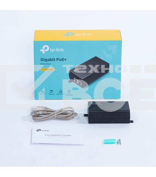 Инжектор PoE Gigabit PoE Injector, 802.3af/at compliant