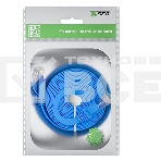 Патч-корд GCR PROF плоский прямой 7.5m, UTP медь кат.6, синий, 30 AWG, ethernet high speed 10 Гбит/с, RJ45, T568B, GCR-52877, фото5