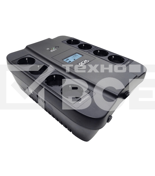Источник бесперебойного питания Powercom Spider SPD-550U LCD 330Вт 550ВА черный