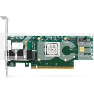 Адаптер Infiniband ConnectX®-6 VPI adapter card, 100Gb/s (HDR100, EDR IB and 100GbE), single-port QSFP56, PCIe3.0/4.0 x16, tall bracket