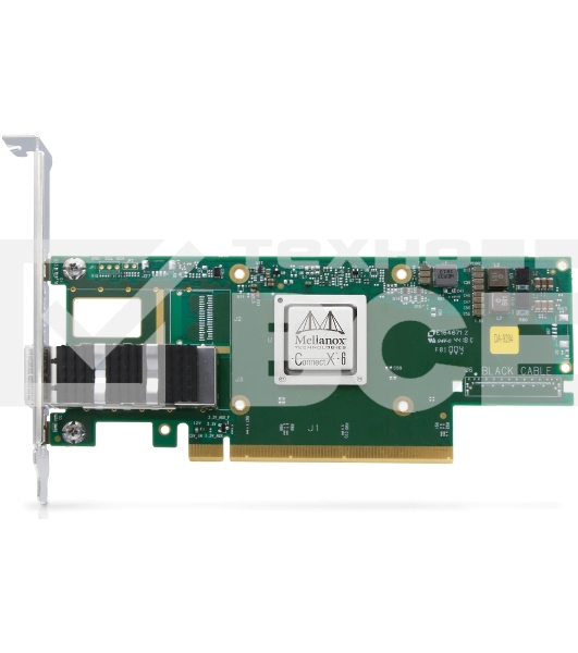 Адаптер Infiniband ConnectX®-6 VPI adapter card, 100Gb/s (HDR100, EDR IB and 100GbE), single-port QSFP56, PCIe3.0/4.0 x16, tall bracket