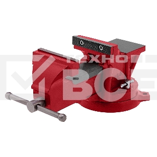 Тиски слесарные Matrix, 100 мм, поворотные, с наковальней