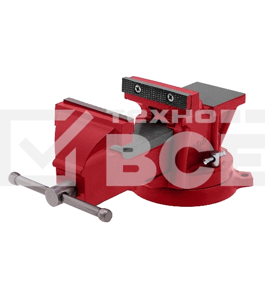 Тиски слесарные Matrix, 100 мм, поворотные, с наковальней