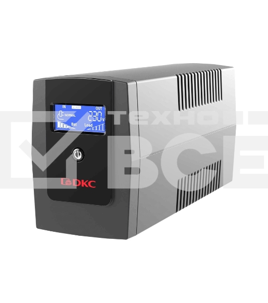 Источник бесперебойного питания ИБП Info LCD 600В.А IEC C13 (3) USB + RJ45 DKC INFOLCD600I