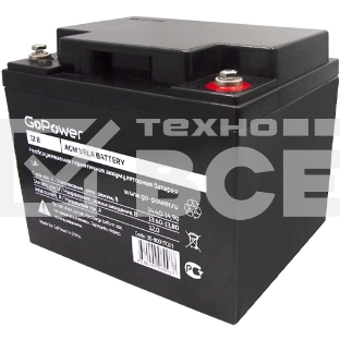 Аккумулятор свинцово-кислотный GoPower LA-12260 12V 26Ah клеммы под болт M5