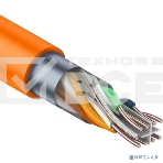 Кабель витая пара Rexant F/UTP, категория 6, 4 x 2 x 0,57 мм, LSZH нг(А)-HF, внутренний, оранжевый, 305м, фото2