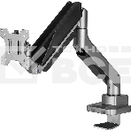 Кронштейн для мониторов Ultramounts UM717 серебристый 17'-49' макс.18кг крепление к столешнице поворот и наклон, фото15