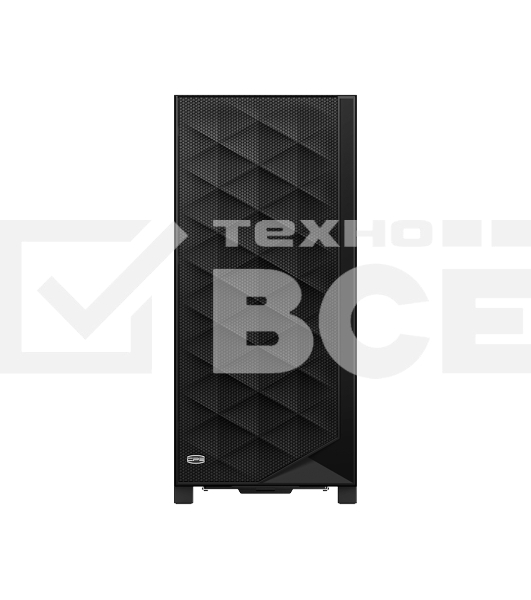 Компьютерный корпус  PCCooler C3D510 BK ARGB, Tempered Glass Full Tower, Black, TG, 0.7 SPCC, 3x120mm ARGB E-ATX, ATX, mATX, mITX 170/390/410mm 2x2.5