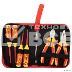 Набор диэлектрического инструмента Rexant RI-01, 7 предметов, до 1000 В, тканевый пенал, фото2